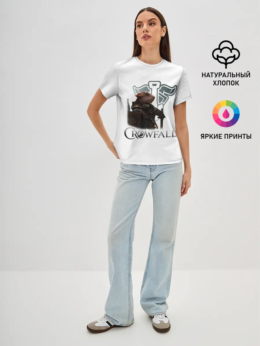 Женская базовая футболка / Crowfall | Duelist