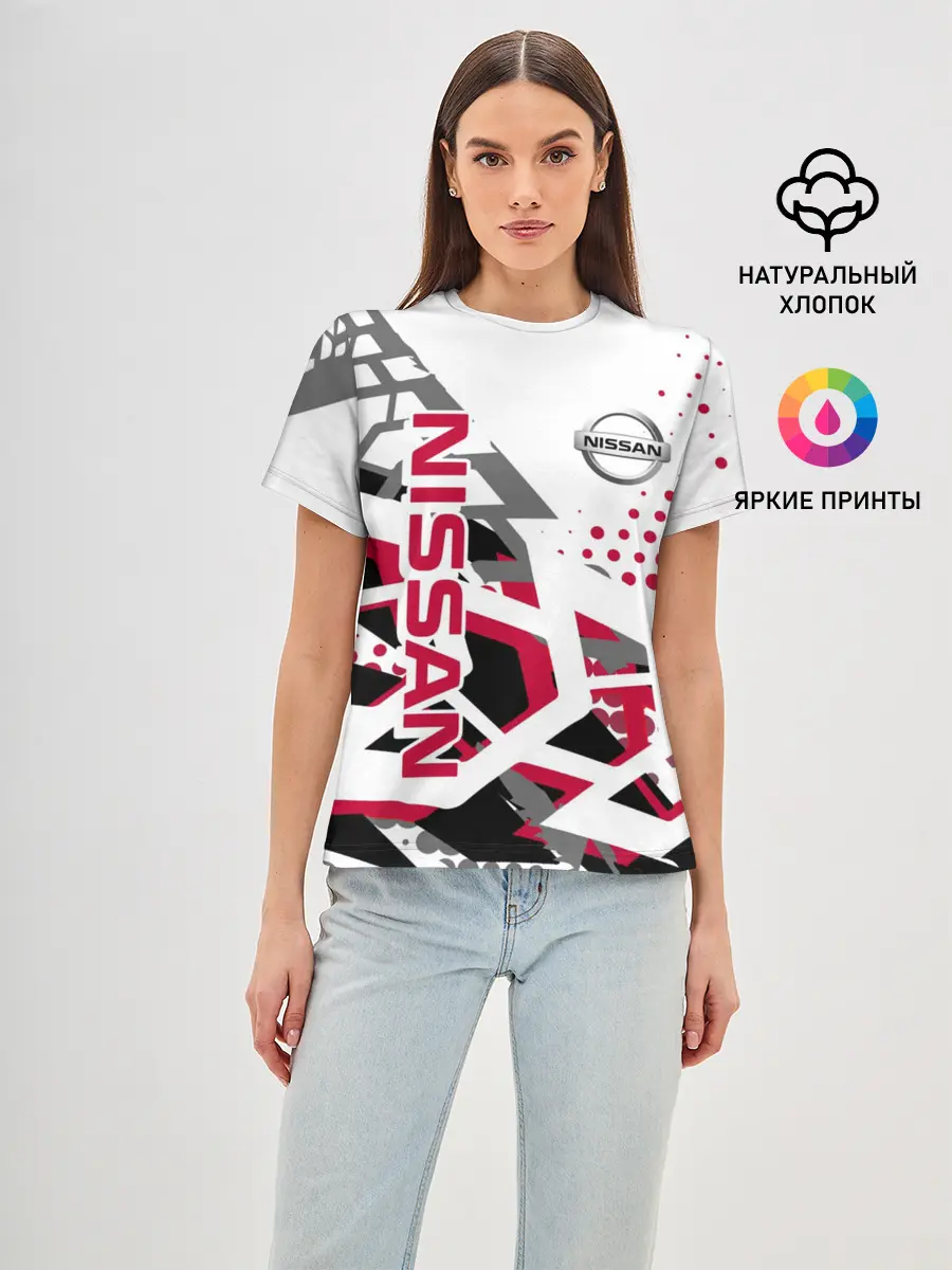 Женская базовая футболка / Nissan