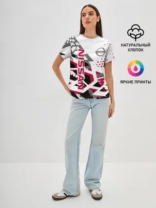 Женская базовая футболка / Nissan