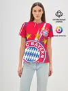 Женская базовая футболка / ФК БАВАРИЯ / BAYERN / МЮНХЕН