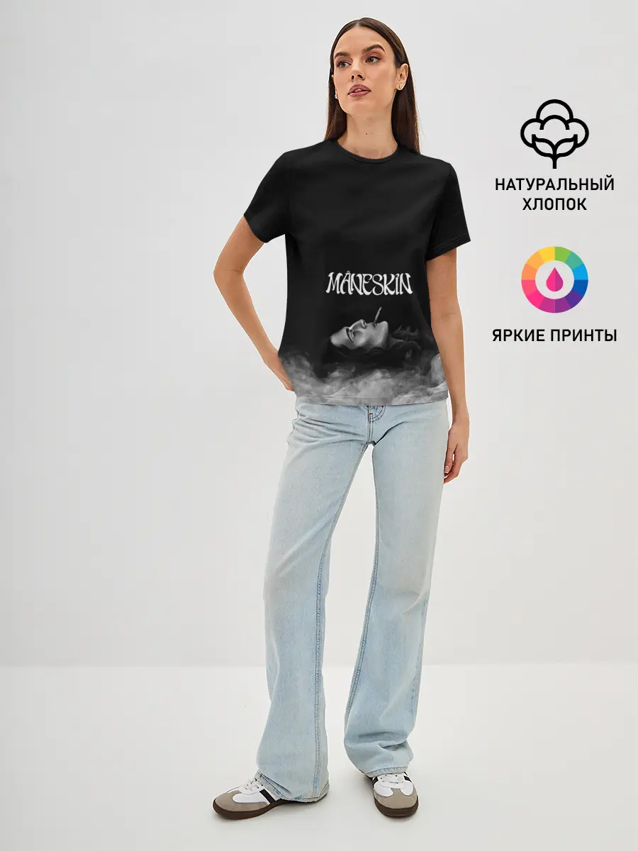 Женская базовая футболка / Дамиано Давид | Монэскин