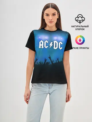 Женская базовая футболка / AC/DC