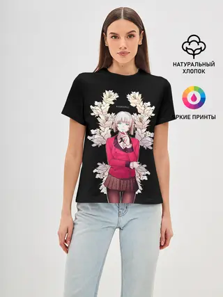 Женская базовая футболка / Кирари Безумный азарт