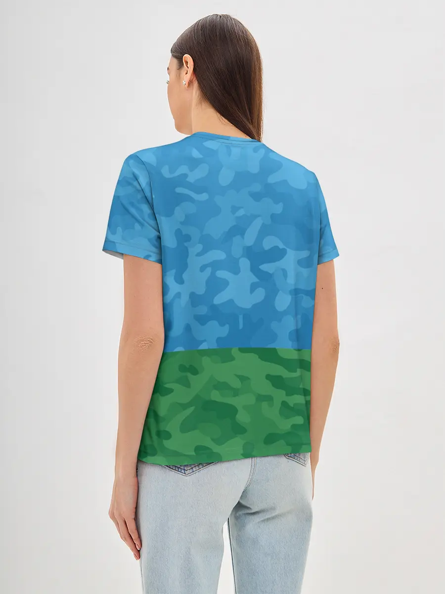 Женская базовая футболка / ВДВ медведь