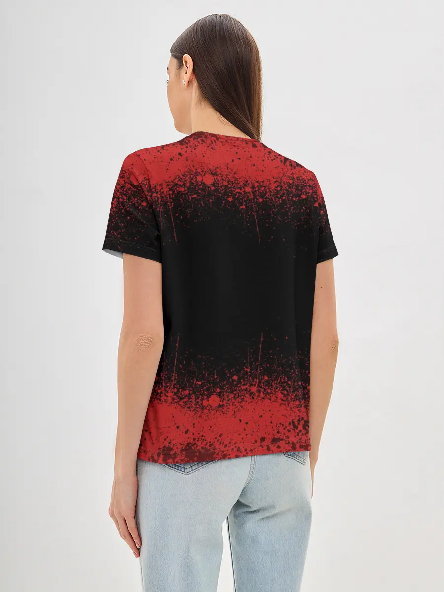 Женская базовая футболка / Кровавая Дота 2