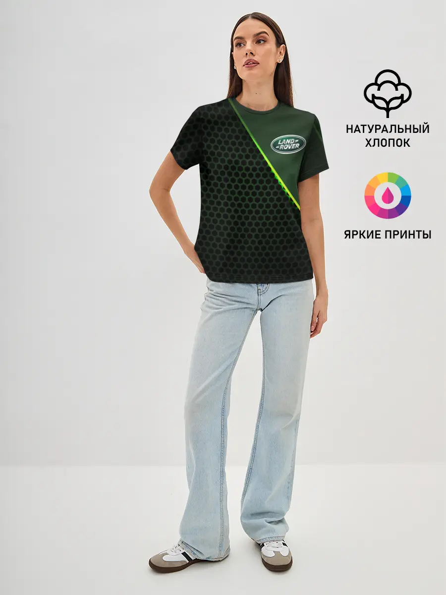 Женская базовая футболка / Land Rover | Ленд Ровер