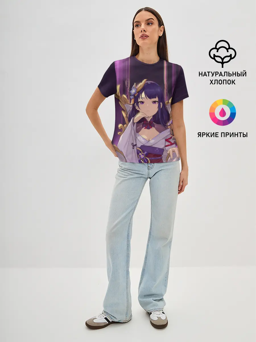 Женская базовая футболка / БААЛ | BAAL | ГЕНШИН