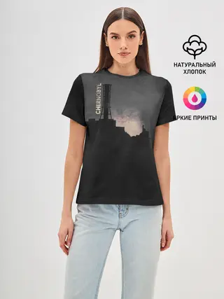 Женская базовая футболка / Чернобыль 5