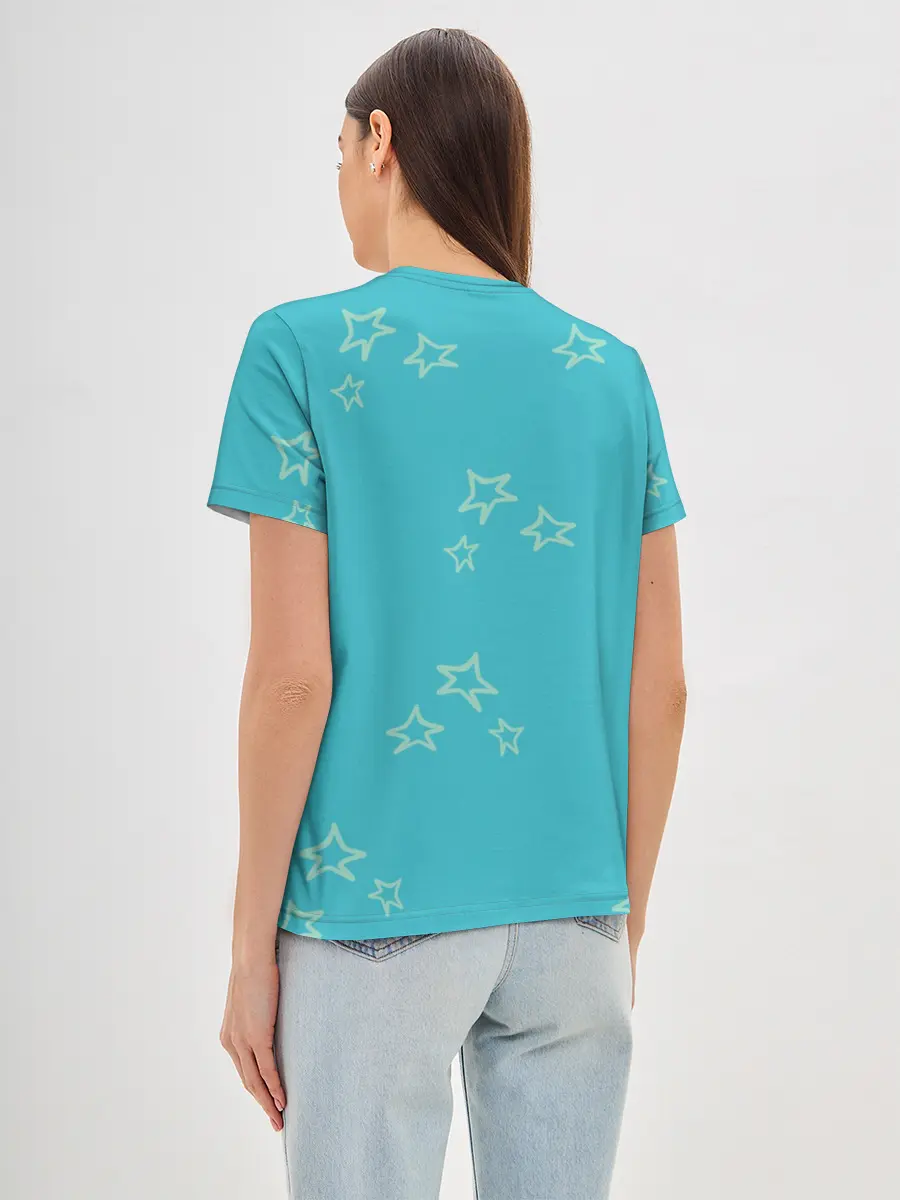 Женская базовая футболка / единорог