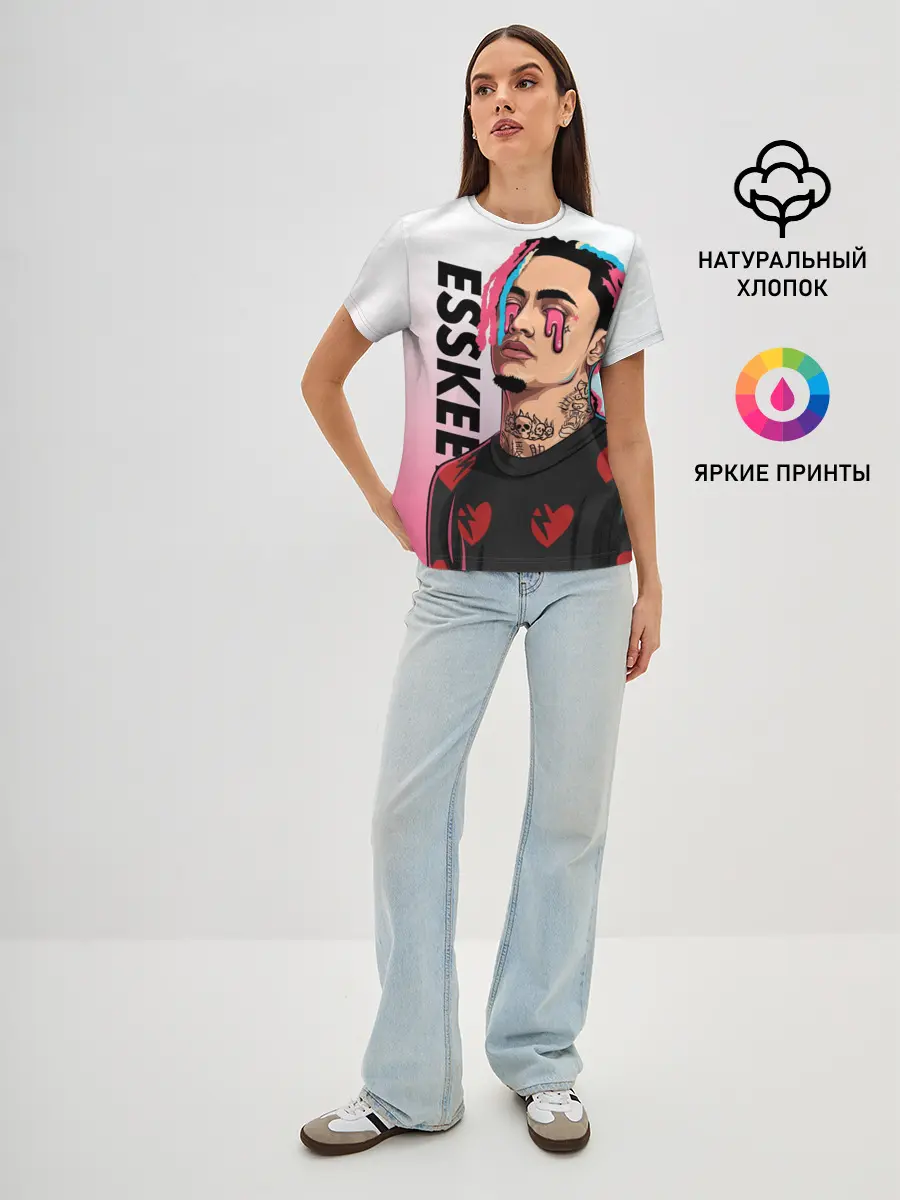 Женская базовая футболка / Lil Pump