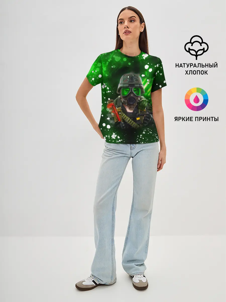 Женская базовая футболка / Opposing Force | Адриан Шепард