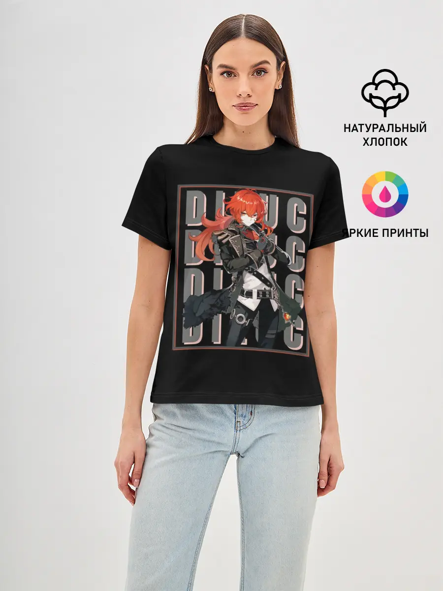 Женская базовая футболка / Genshin Impact
