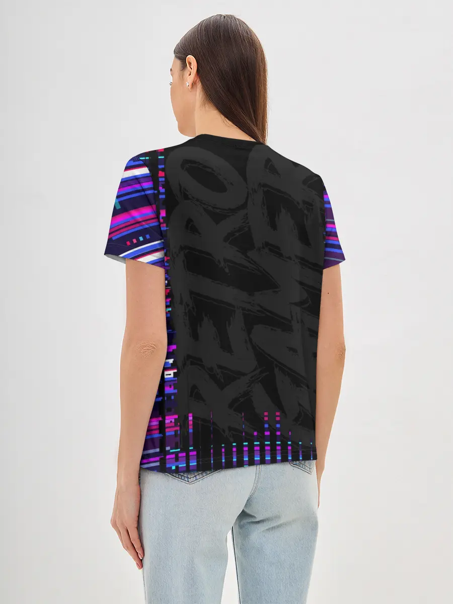 Женская базовая футболка / RETROGAMER3D47