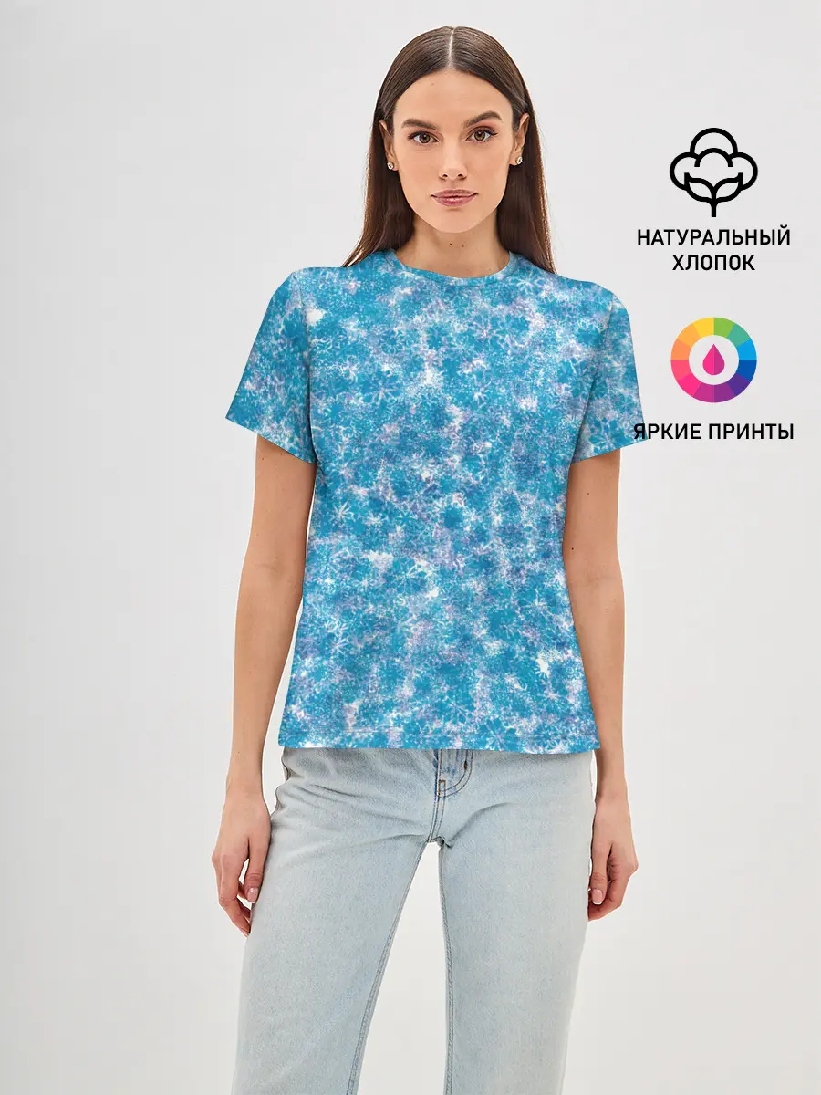 Женская базовая футболка / Изморозь