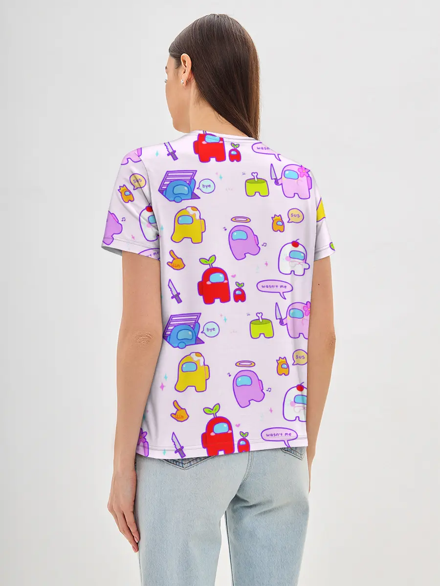 Женская базовая футболка / Among Us