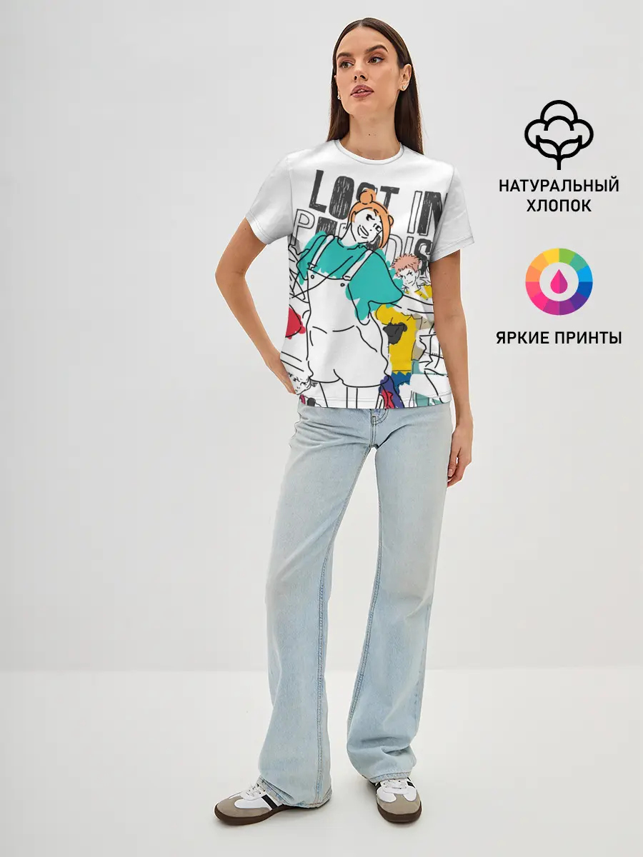 Женская базовая футболка / Нобара Кугисаки - Jujutsu Kaisen