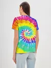 Женская базовая футболка / TIE-DYE СТЕНА