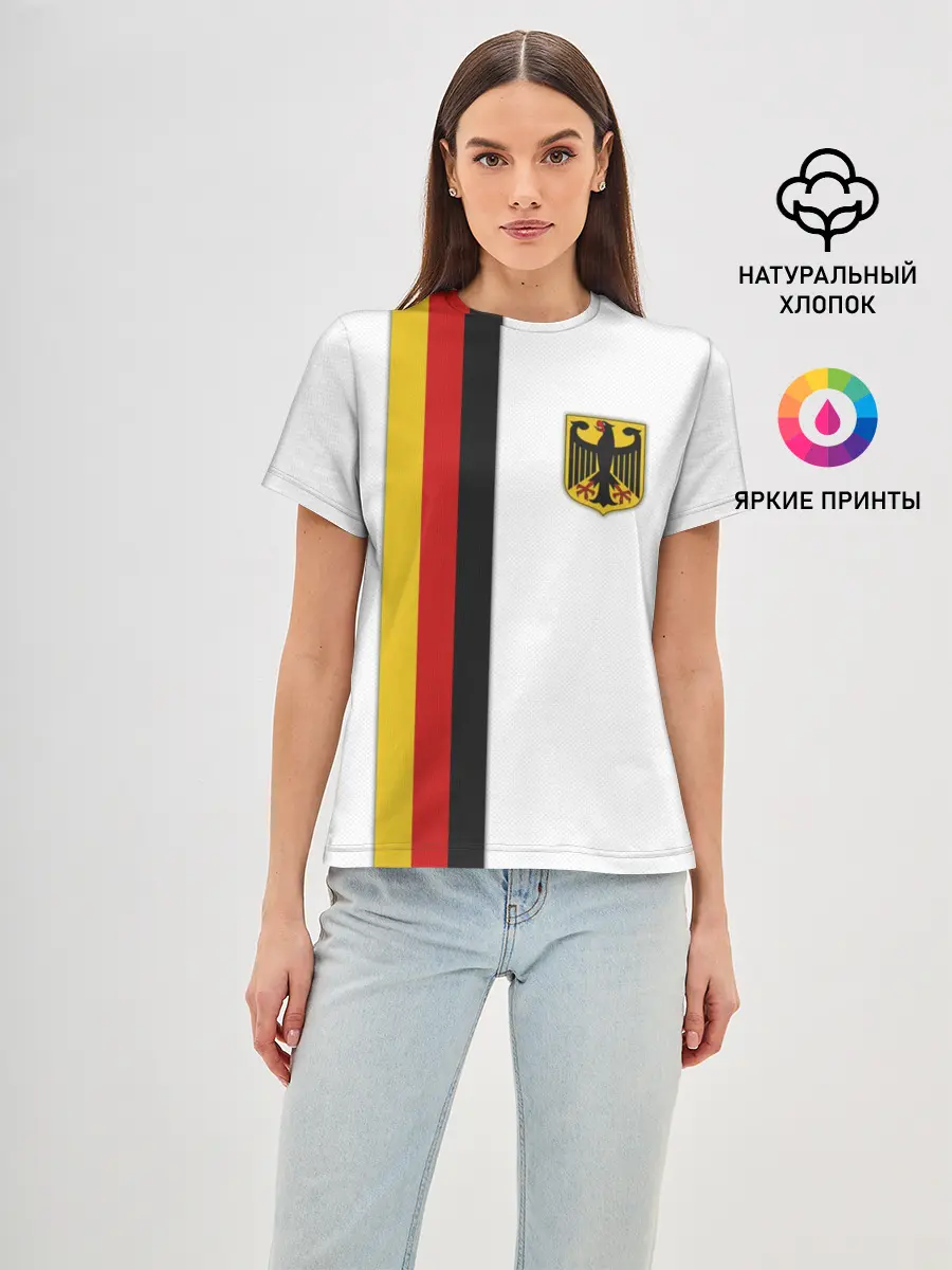 Женская базовая футболка / I Love Germany