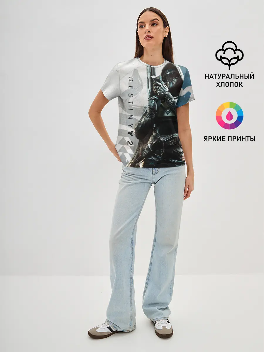 Женская базовая футболка / DESTINY, HUNTER