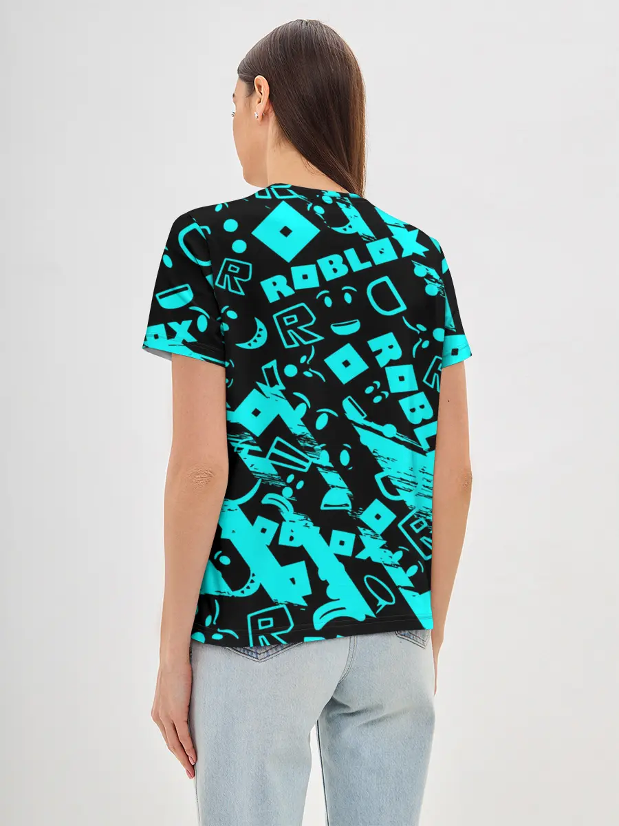 Женская базовая футболка / Roblox