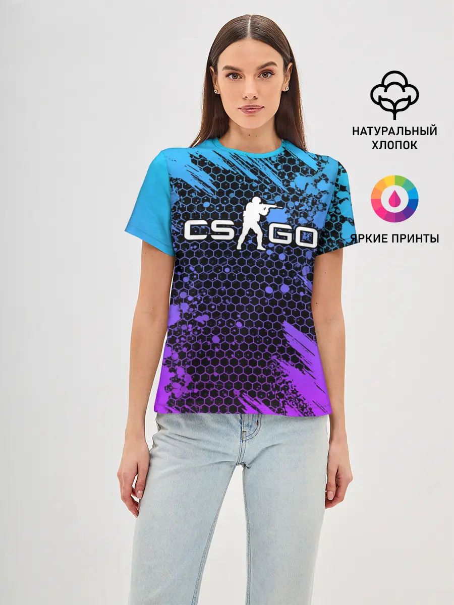 Женская базовая футболка / COUNTER STRIKE