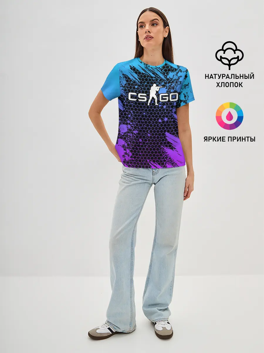 Женская базовая футболка / COUNTER STRIKE