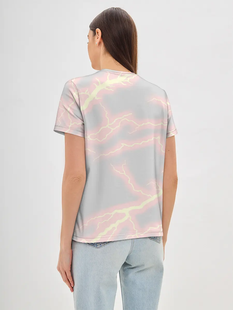 Женская базовая футболка / Kimetsu no yaiba достает меч