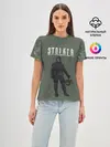 Женская базовая футболка / S.T.A.L.K.E.R. | С.Т.А.Л.К.Е.Р