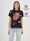 Женская базовая футболка / rolling stones star