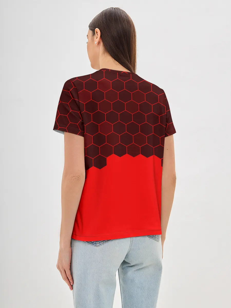 Женская базовая футболка / Battlefield 2042 - Hexagon