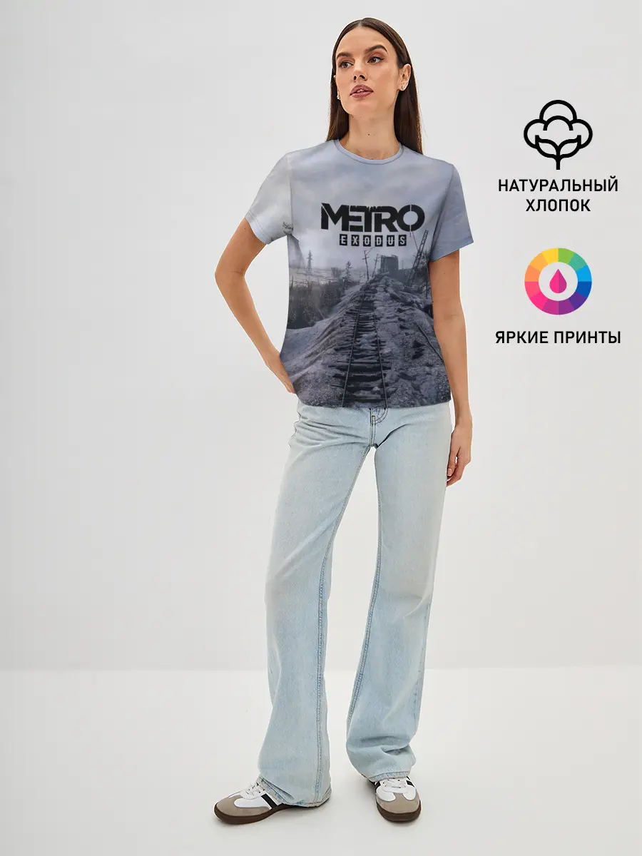 Женская базовая футболка / Metro Exodus