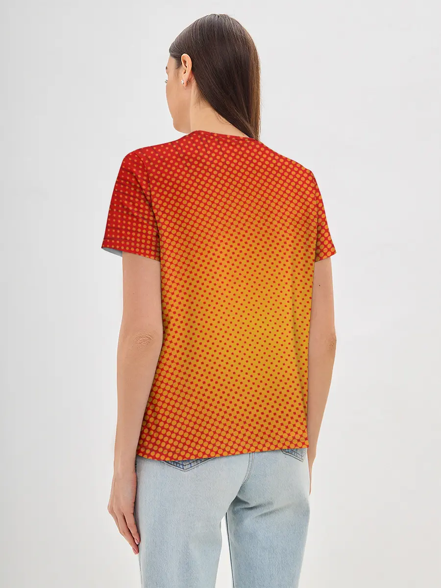 Женская базовая футболка / Cat Pop