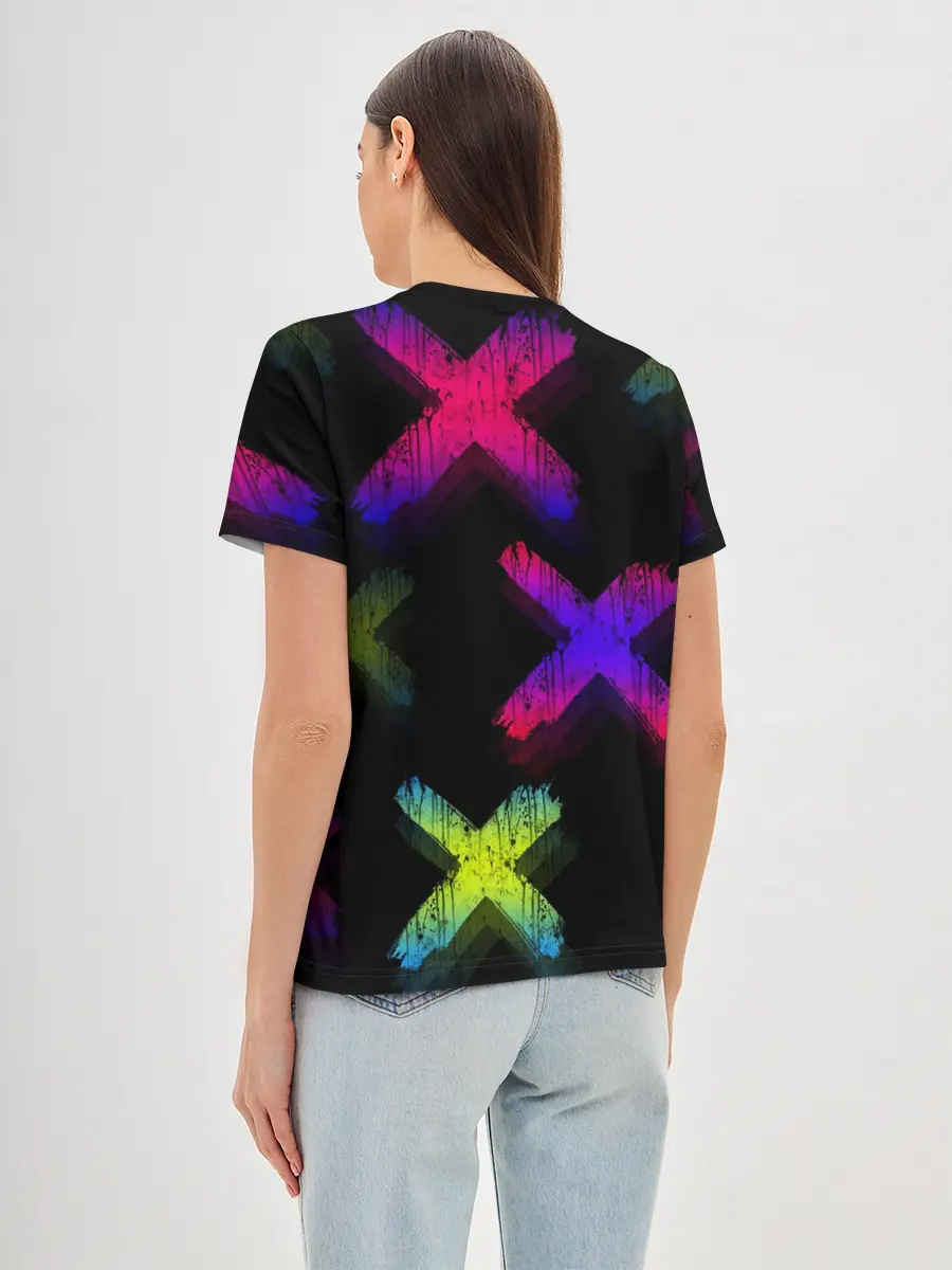 Женская базовая футболка / Крестики