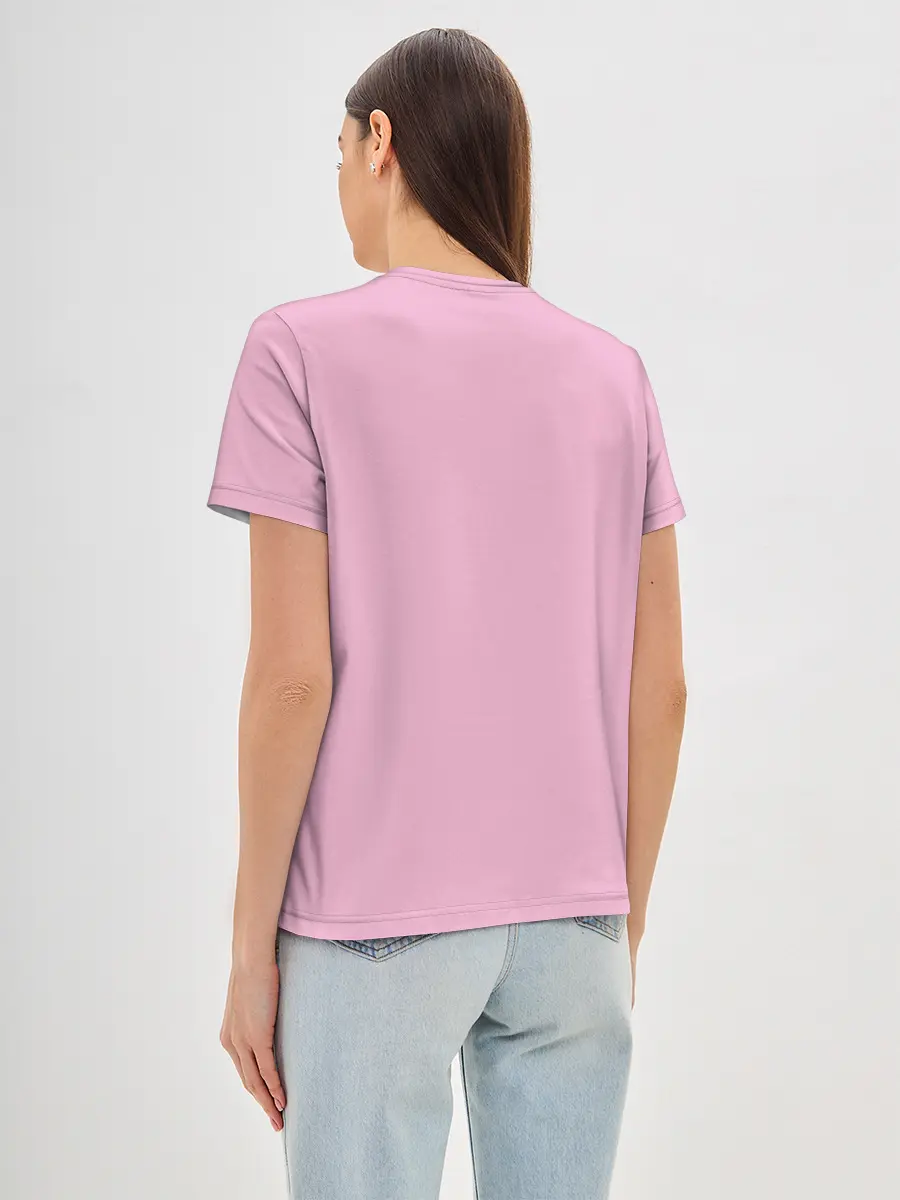 Женская базовая футболка / ДМ и Гомер