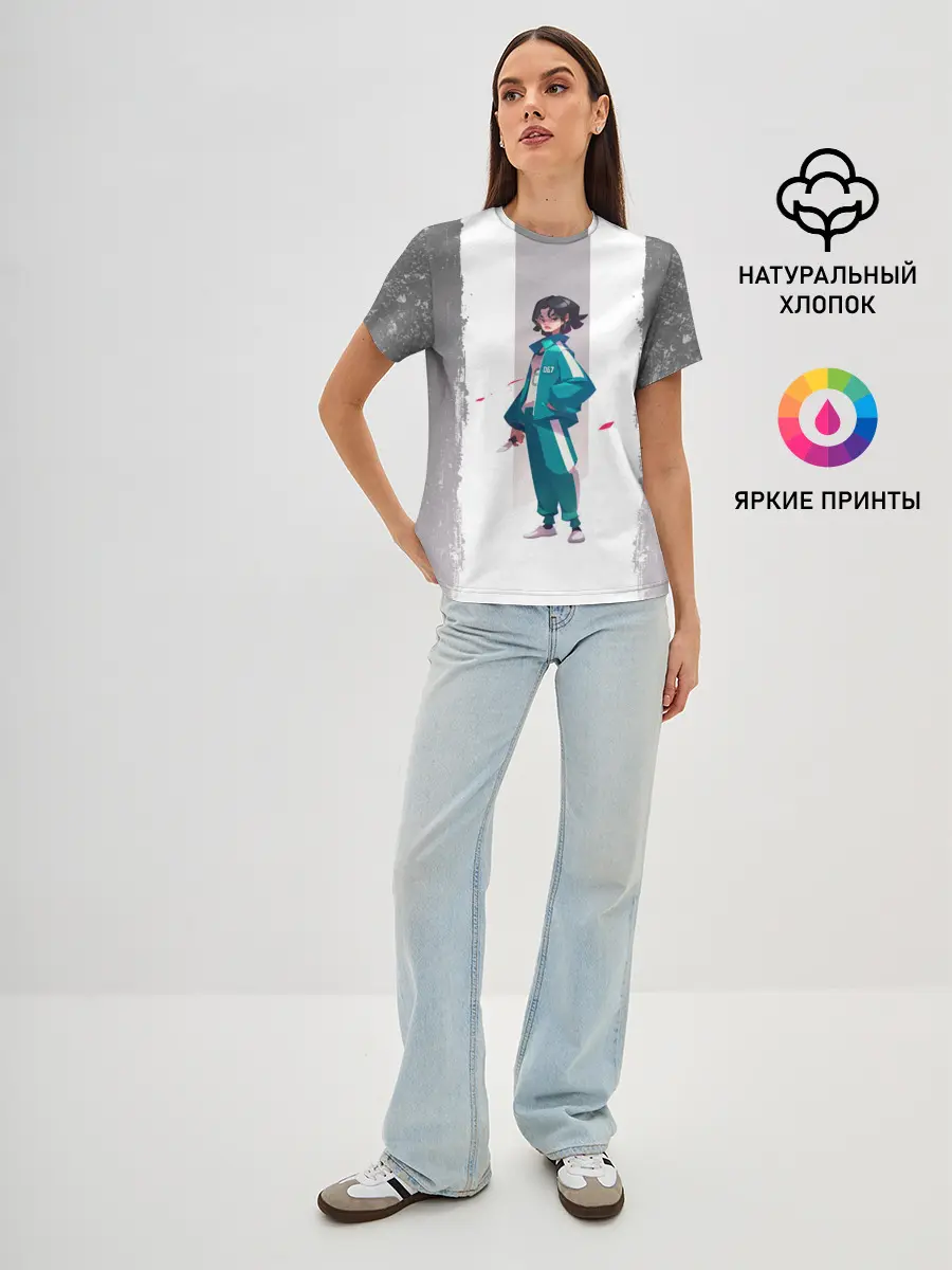 Женская базовая футболка / 067 | Кан Сэ Бёк