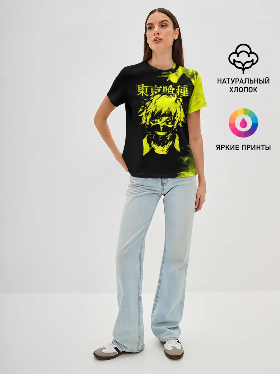 Женская базовая футболка / Канеки Кан