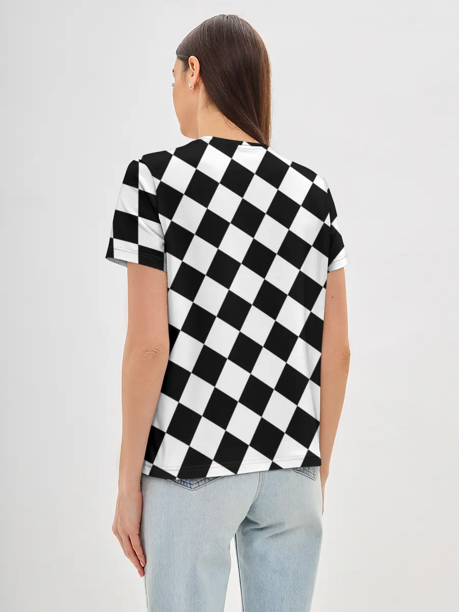 Женская базовая футболка / Шахматы