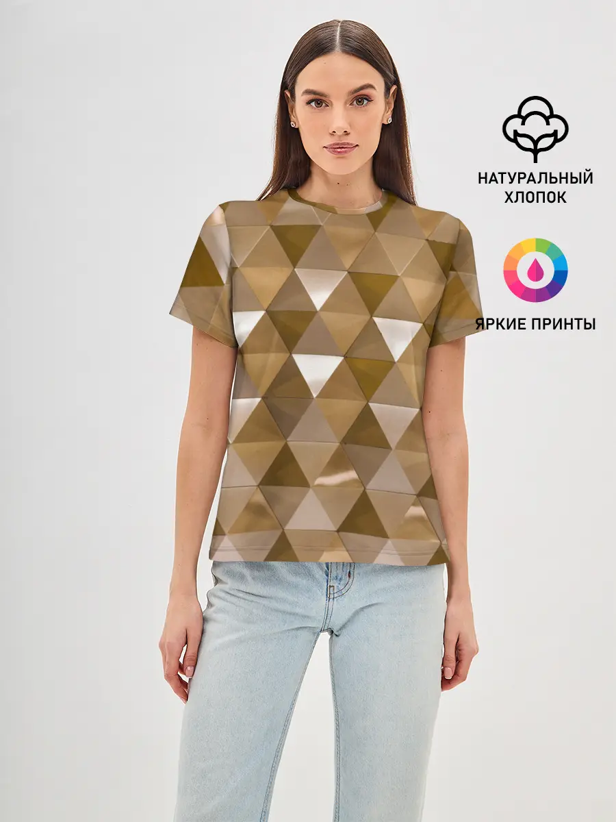 Женская базовая футболка / Кристализация