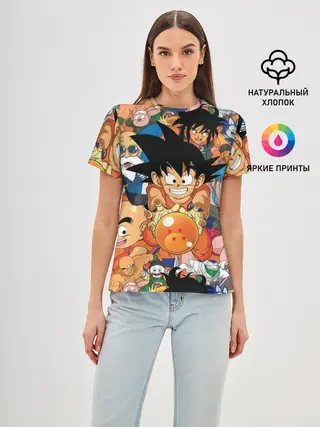 Женская базовая футболка / Dragon Ball