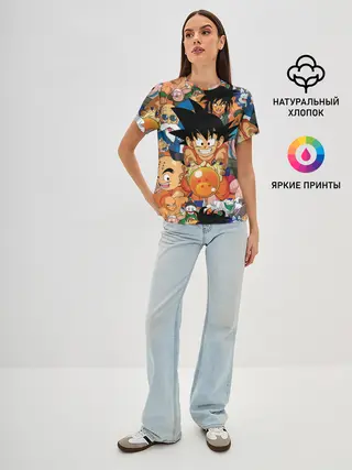 Женская базовая футболка / Dragon Ball