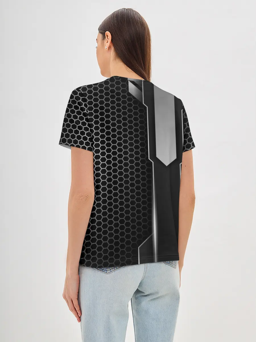 Женская базовая футболка / Кибернетическая броня