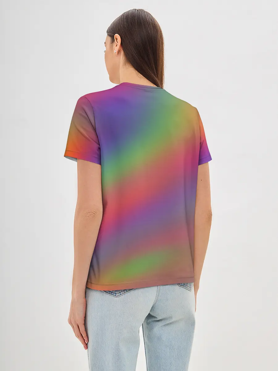 Женская базовая футболка / ГРАДИЕНТ