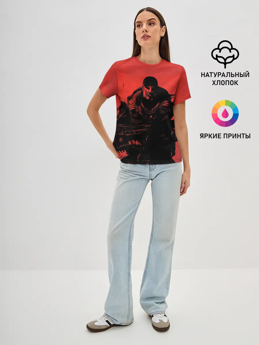 Женская базовая футболка / Злой Маркус