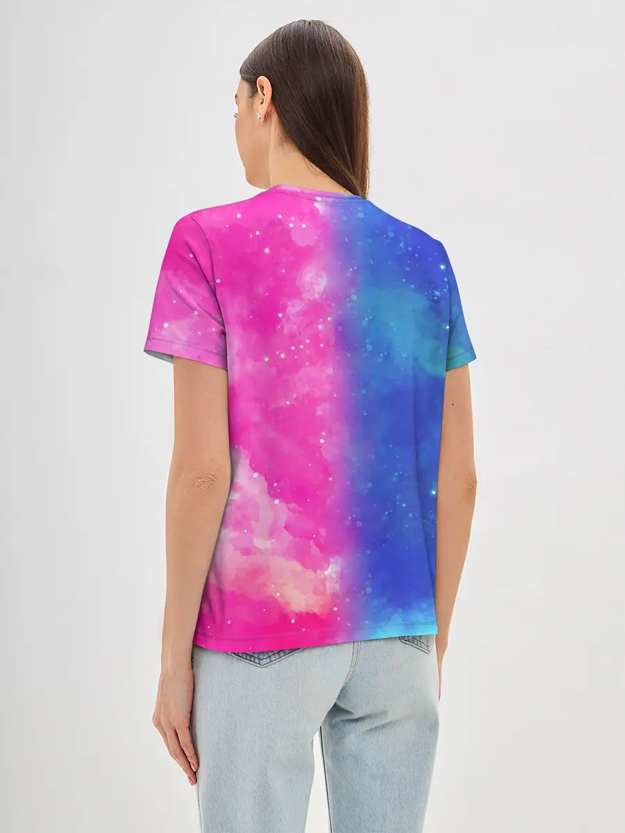 Женская базовая футболка / Радуга Дэш