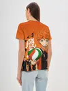 Женская базовая футболка / Волебольная команда из аниме HAIKYUU!!