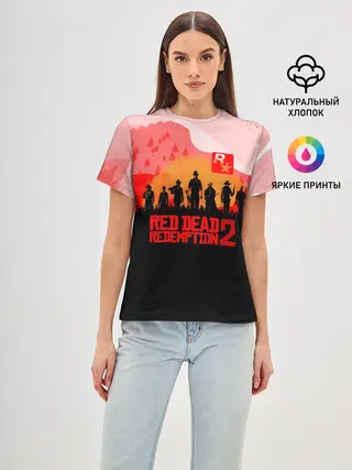 Женская базовая футболка / RED DEAD REDEMPTION 2