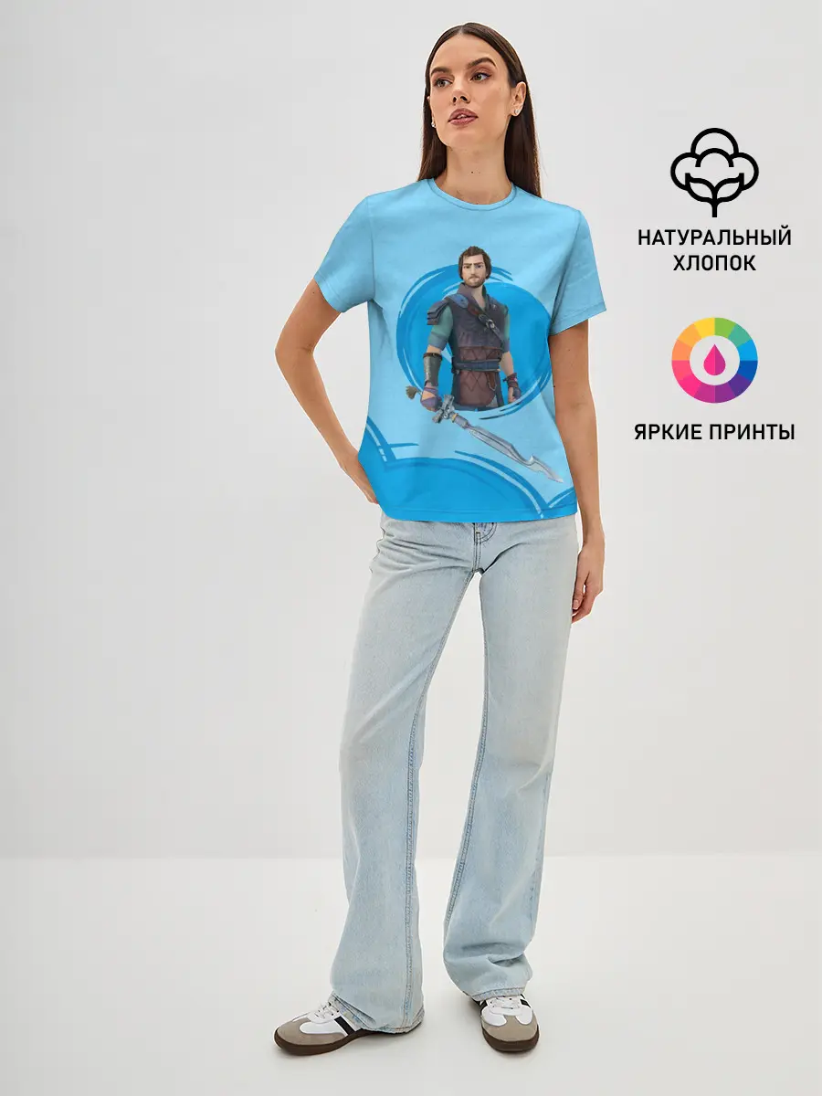 Женская базовая футболка / Кощей и Меч