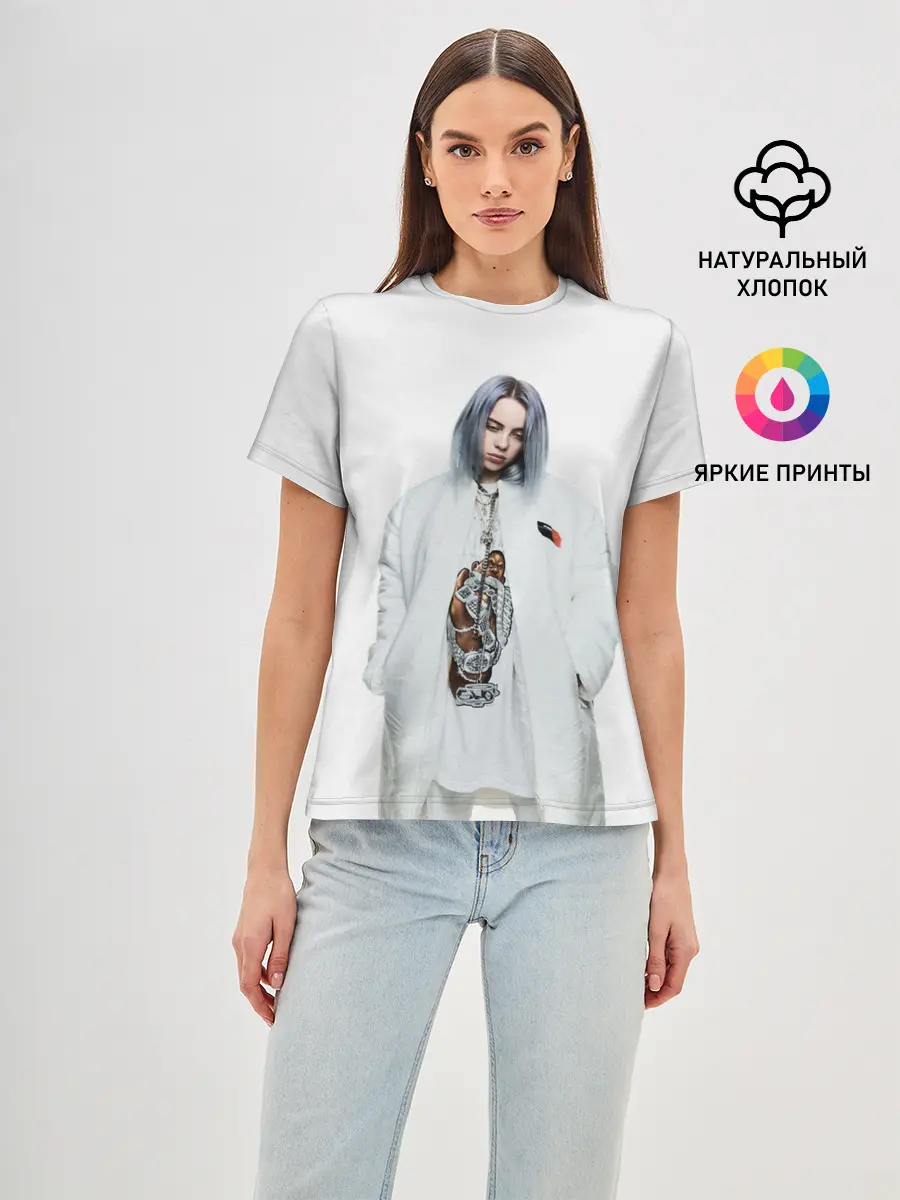 Женская базовая футболка / BILLIE EILISH