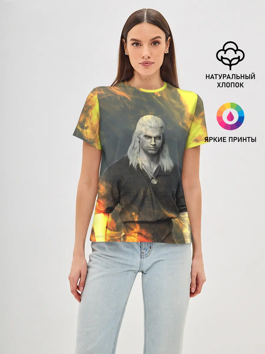 Женская базовая футболка / ГЕРАЛЬТ ВЕДЬМАК