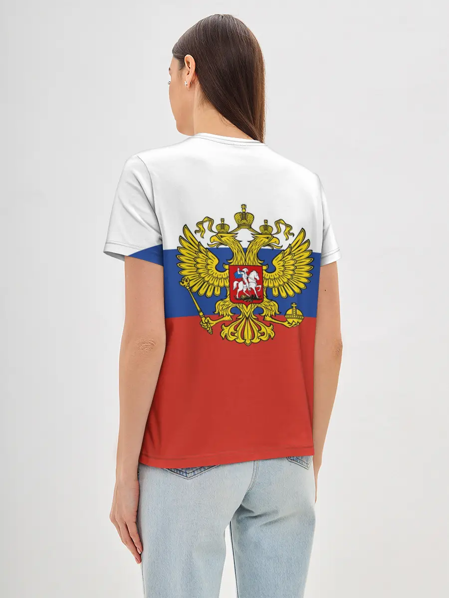 Женская базовая футболка / Вперёд Россия!
